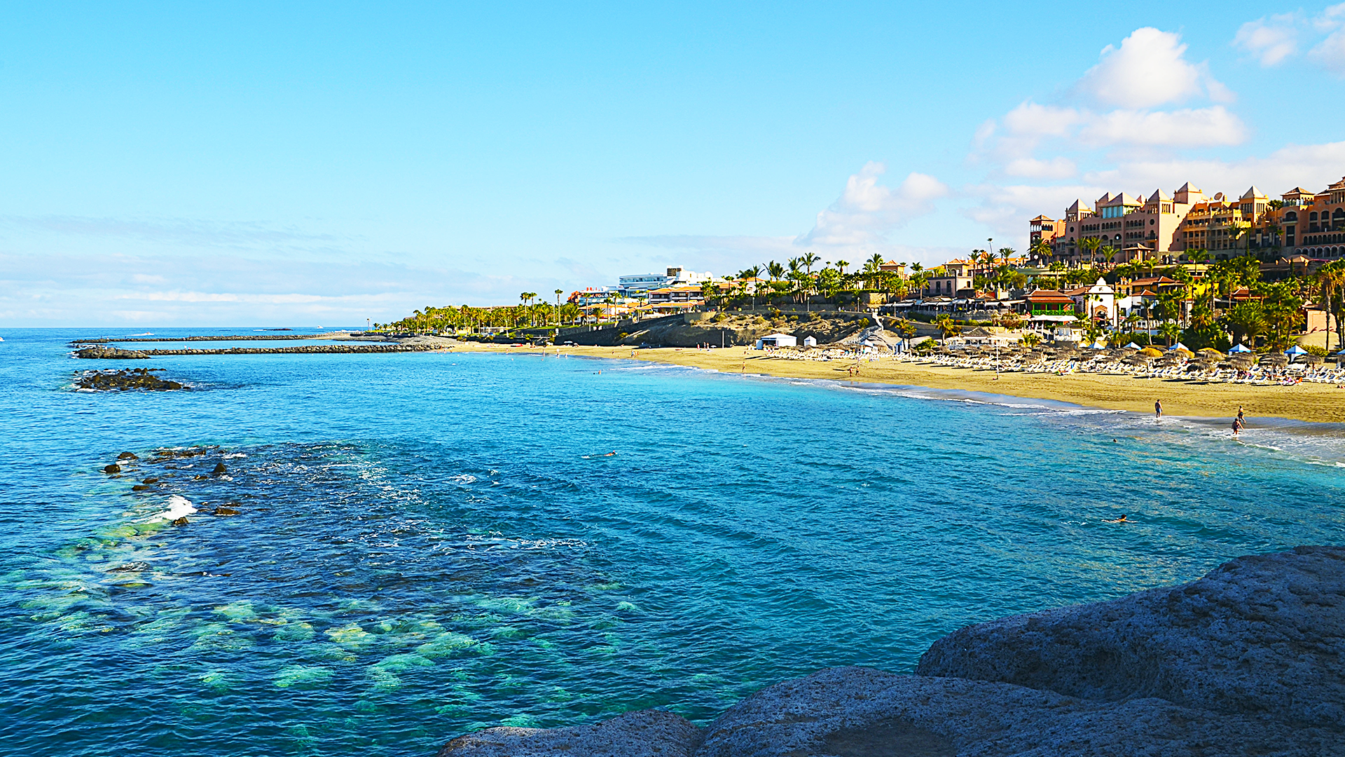 Sandstrand auf Teneriffa
