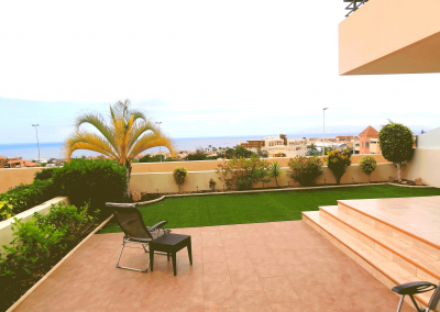 seitliche terrasse